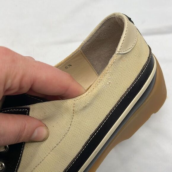 Walter Genuin Tan and Brown Leather Women's Golf Shoes Made in Italy - Picture 6 of 8